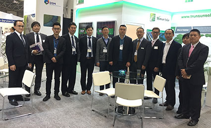 创盛光能源参展日本国际太阳能展览会